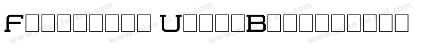 Formation UltraBold字体转换